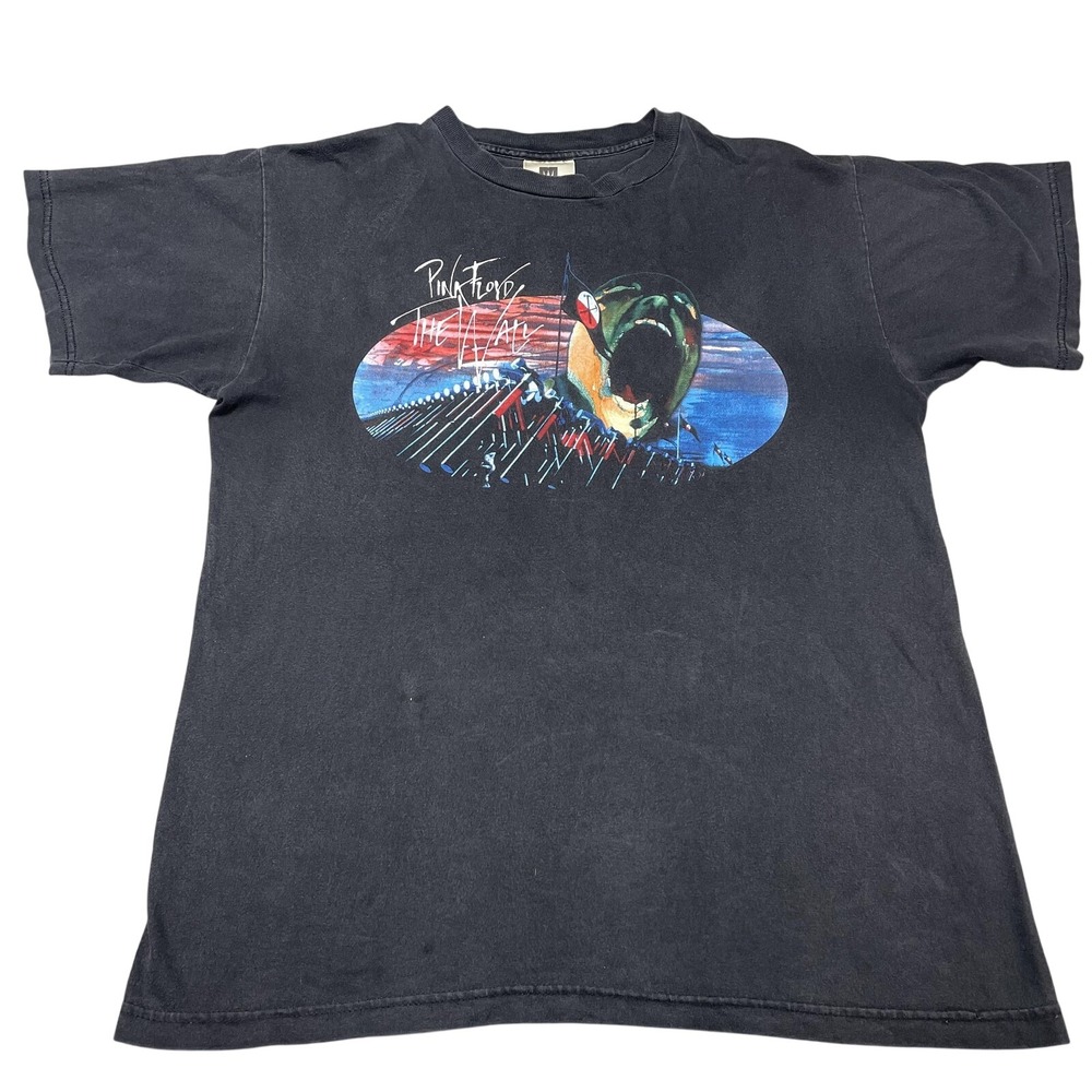 Vintage Pink Floyd The Wall Shirt Mens‎ Large Black Winterland Graphic Band Tee